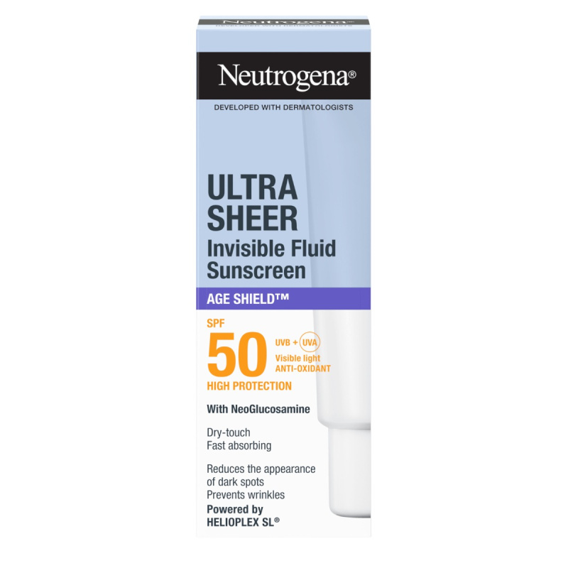 Neutrogena Neviditelný fluid SPF 50 Age Shield Ultra Sheer 50 ml