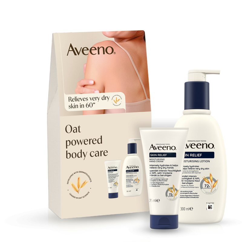 Aveeno Skin Relief intenzivní hydratační sada pro suchou a citlivou pokožku
