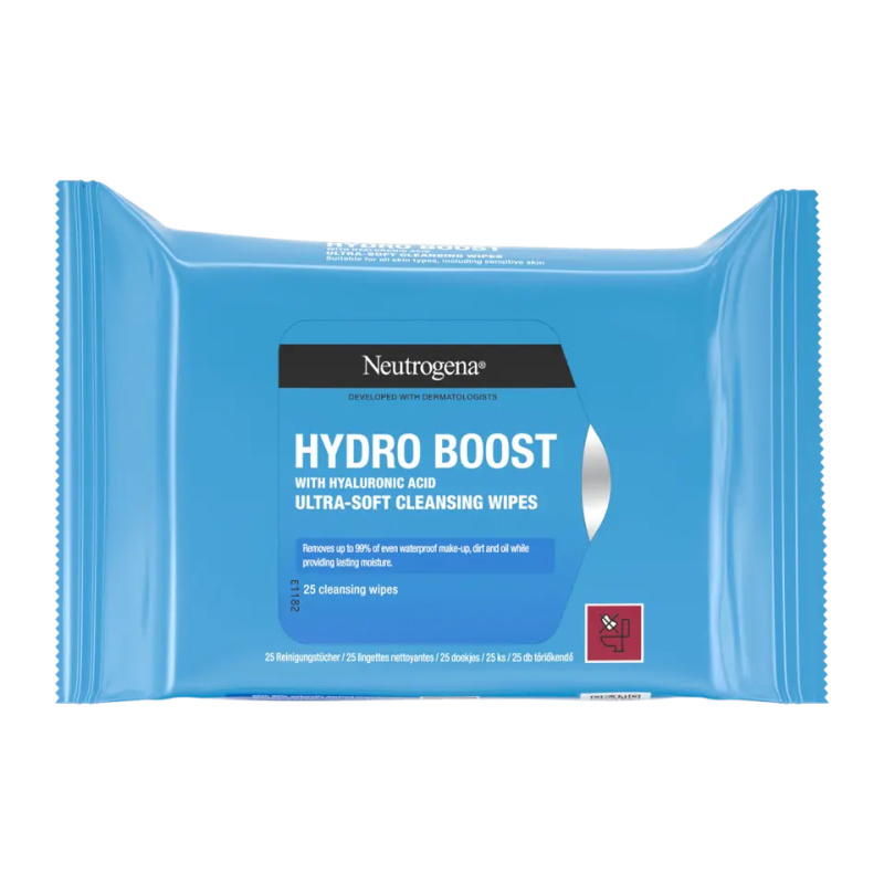 Neutrogena Hydro Boost® jemné čisticí ubrousky 25 ks
