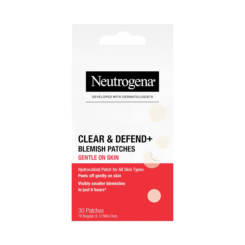 Neutrogena Náplasti na nedokonalosti Sensitive Clear & Defend+ 30 ks