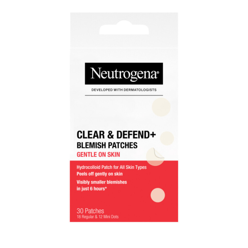 Neutrogena Náplasti na nedokonalosti Sensitive Clear & Defend+ 30 ks
