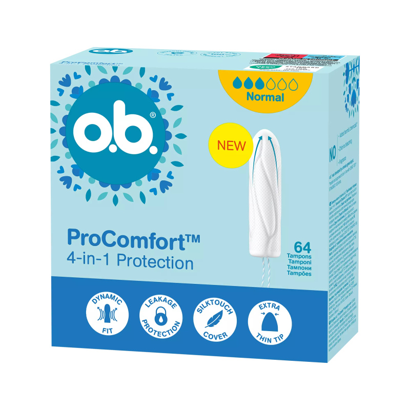 o.b. Tampóny ProComfort Normal 64 ks