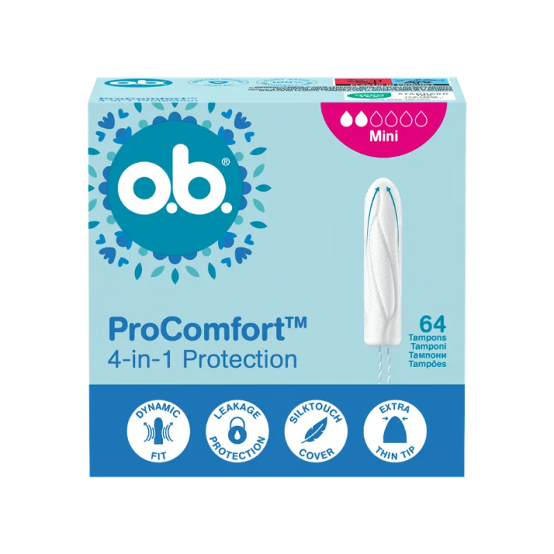 o.b. Tampóny ProComfort Mini 64 ks