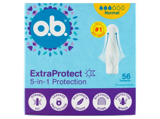 o.b. Tampóny Extra Protect Normal 56 ks