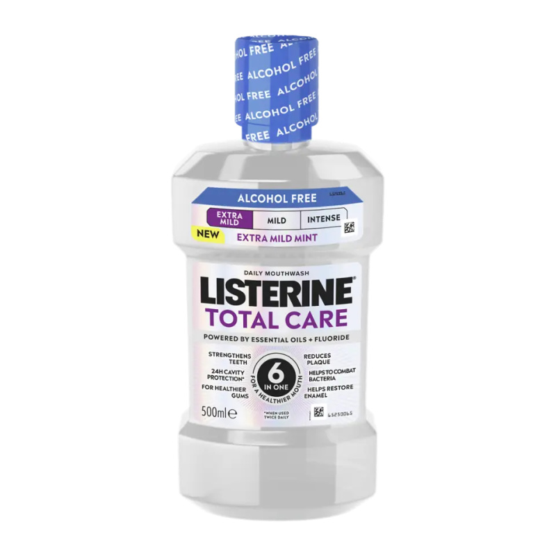 Listerine Ústní voda Total Care Extra Mild Mouthwash 500 ml 500 ml