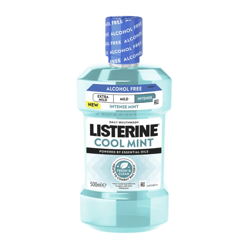 Listerine Ústní voda Cool Mint Intense Mouthwash 500 ml 500 ml
