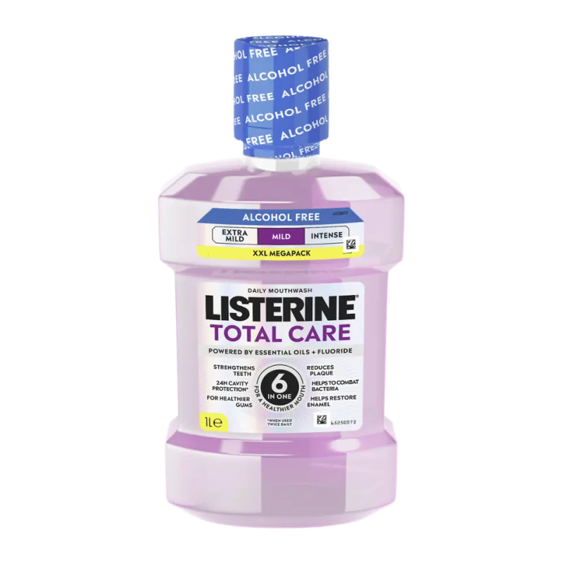 Listerine Ústní voda kompletní péče bez alkoholu Total Care Teeth Protection Mild Taste 1000 ml