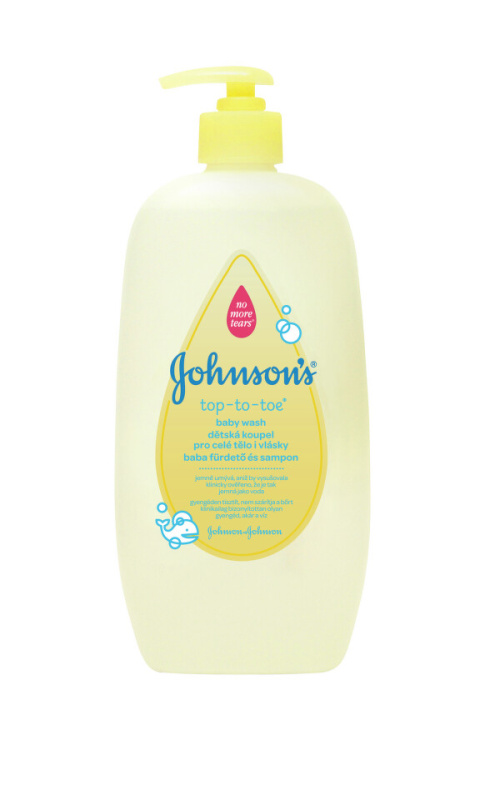 Johnson's® Top-to-Toe mycí gel na tělo a vlasy pro děti od narození 500 ml