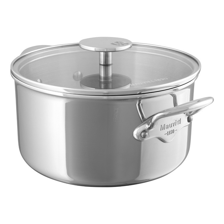 Mauviel Nerezový hrnec se skleněnou poklicí M’Cook, Ø 20 cm / 3,3 l 523171