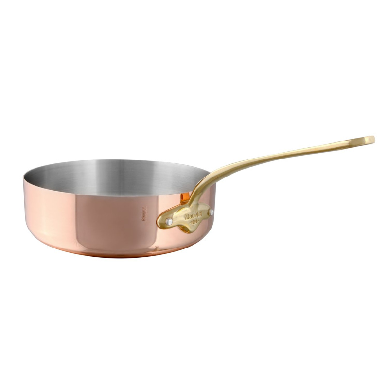 Mauviel Měděná pánev na soté s bronzovou rukojetí, M'Héritage 150 B, 24 cm / 3,1 l 672324