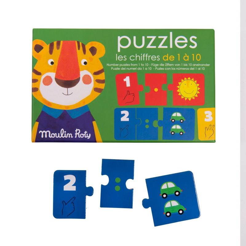 Moulin Roty Trio puzzle počítání
