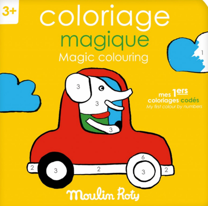 Moulin Roty omalovánky podle čísel