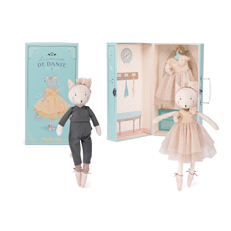 Kufřík s garderóbou a kočičí baletkou Moulin Roty