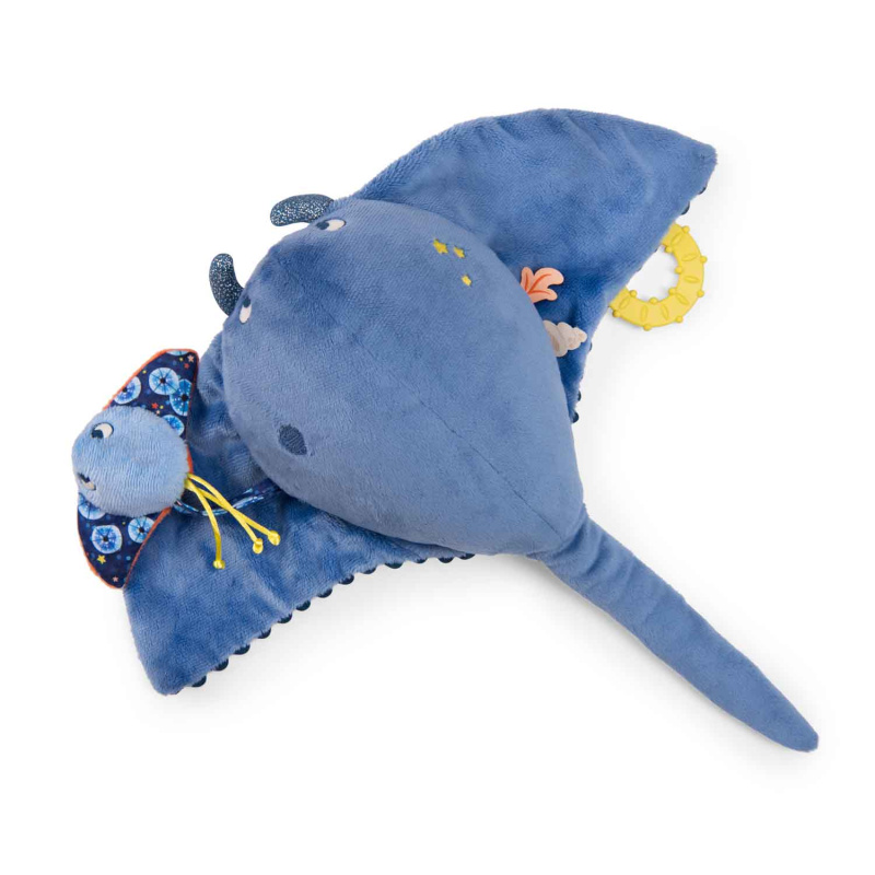 Plyšový rejnok s aktivitami Moulin Roty