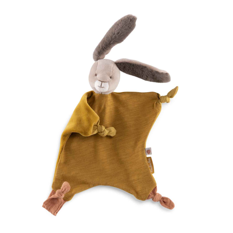 Mazlící ubrousek Zajíček Ochre