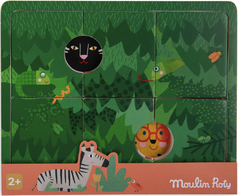 Třívrstvé puzzle Džungle od Moulin Roty