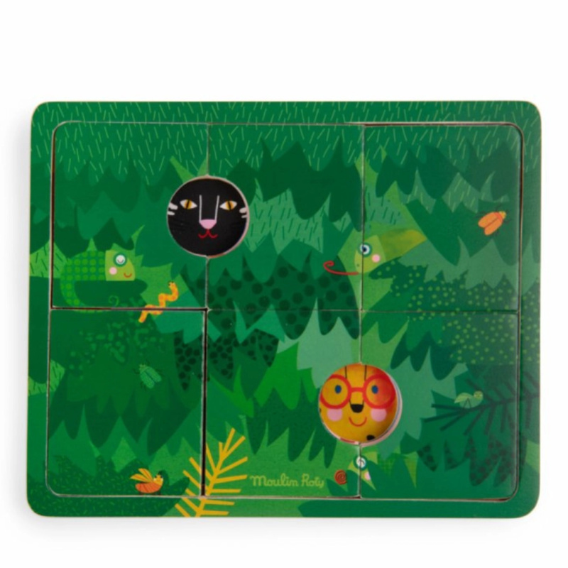 Třívrstvé puzzle Džungle od Moulin Roty