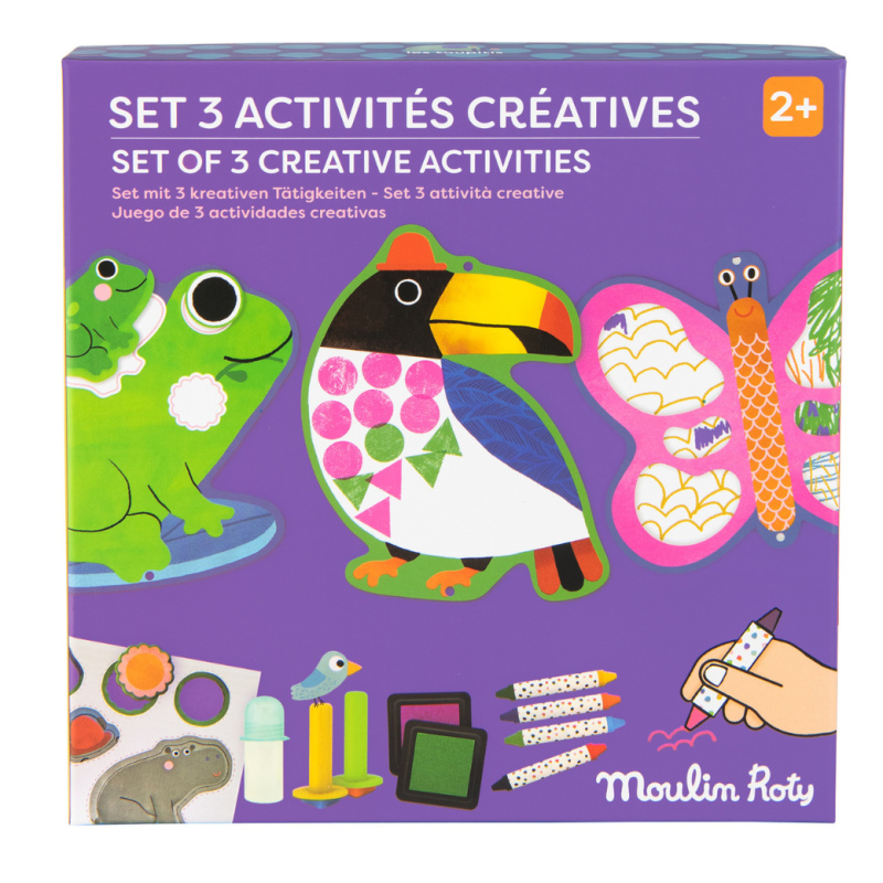 MOULIN ROTY  Kreativní sada - 3 aktivity Les Toupitis
