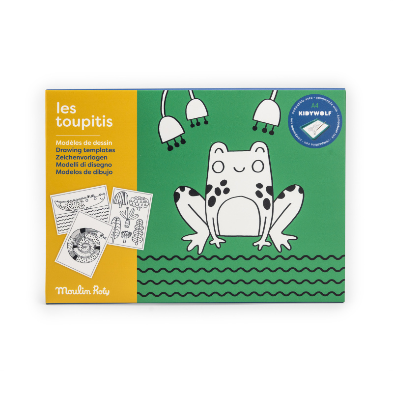 MOULIN ROTY × KIDYWOLF Kreslící předlohy Les Toupitis