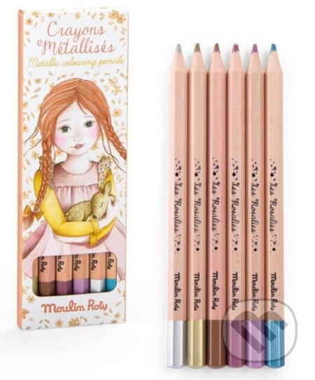 Metalické pastelky Les Rosalies od Moulin Roty