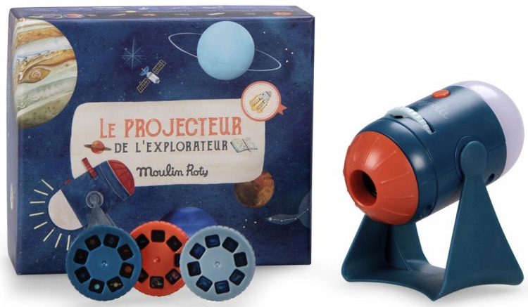 Projektor a noční světlo průzkumníka Moulin Roty