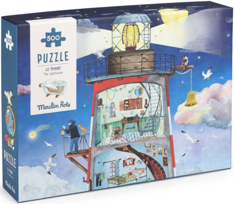 MOULIN ROTY Puzzle Dobrodružství u majáku - 500 pcs