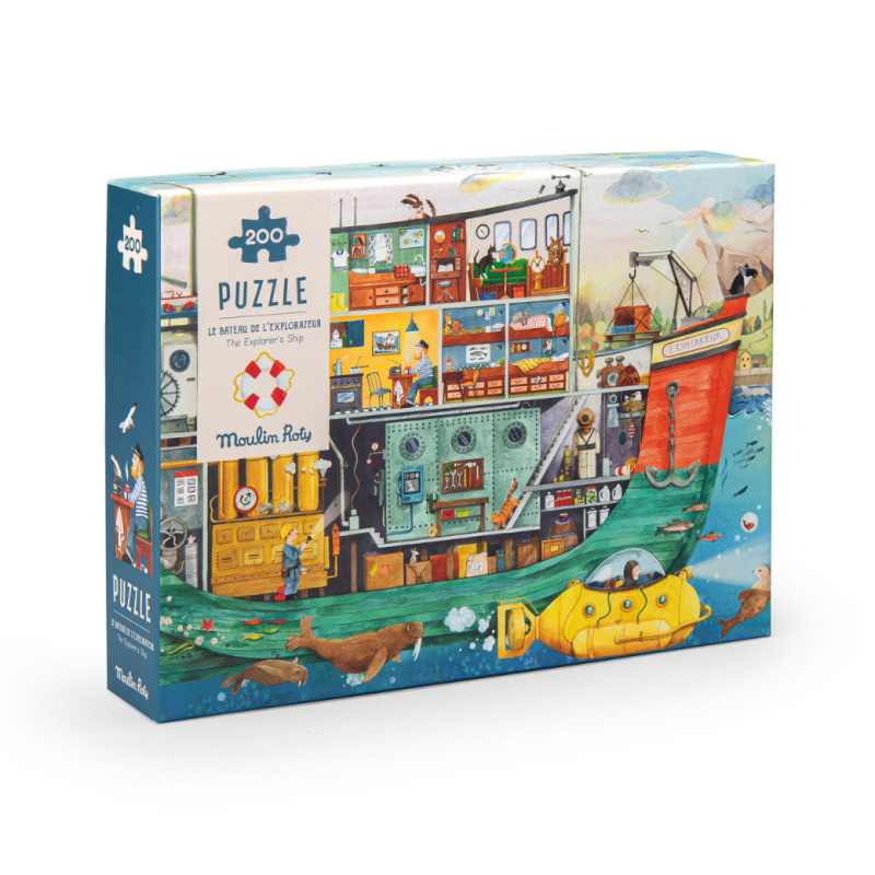 MOULIN ROTY Puzzle Dobrodružná výprava  Le Jardin du Moulin - 200 pcs