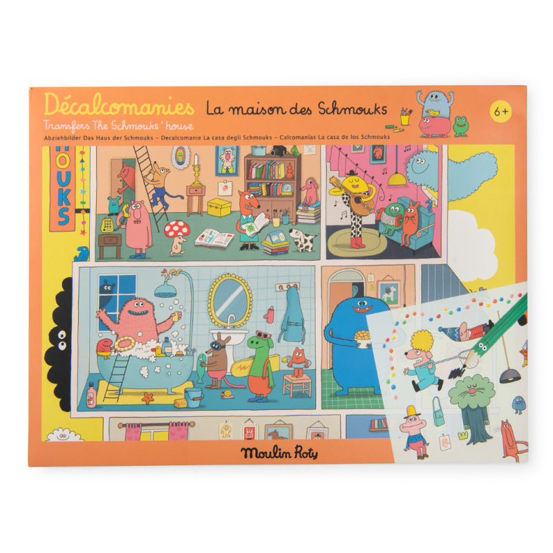 MOULIN ROTY Samolepky  Les Schmouks
