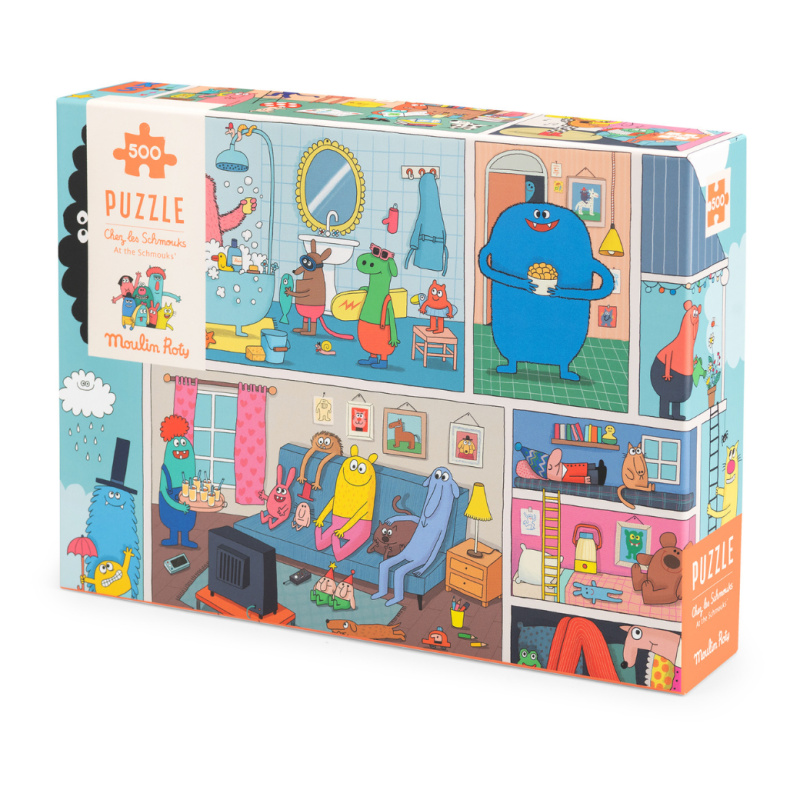 MOULIN ROTY Puzzle  Les Schmouks - 500 ks