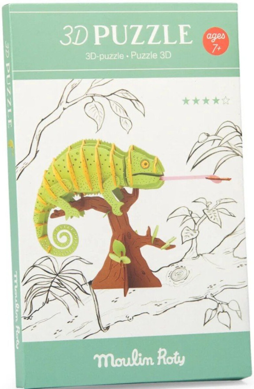 MOULIN ROTY Puzzle 3D - Chameleon