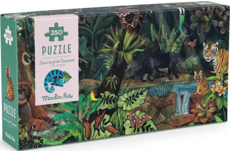 Puzzle V deštném pralese - 350 dílků