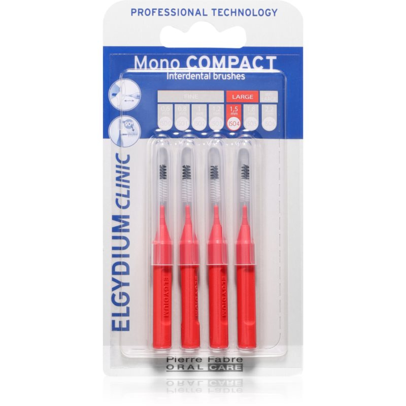 Elgydium Mono Compact mezizubní kartáčky 1,5mm 4 ks