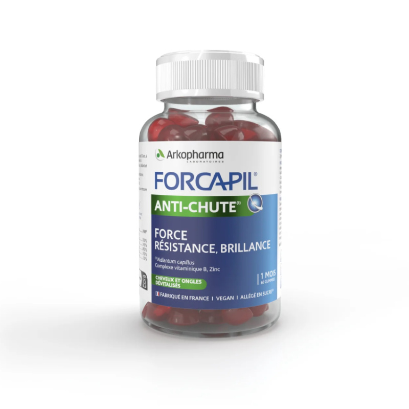 Arkopharma FORCAPIL Anti-Chute meruň.gummies 60ks