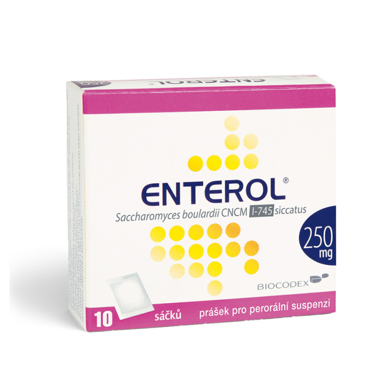ENTEROL 250 mg Prášek pro suspenzi 10 kusů
