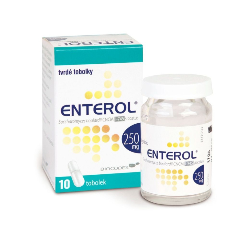 ENTEROL 250MG Tvrdá tobolka 10