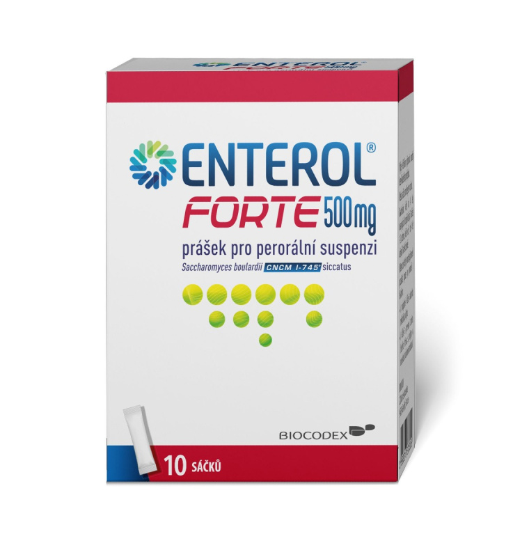 ENTEROL Forte 500 mg prášek pro perorální suspenzi 10 kusů