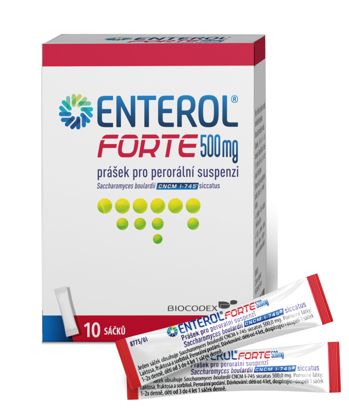ENTEROL Forte 500 mg prášek pro perorální suspenzi 10 kusů