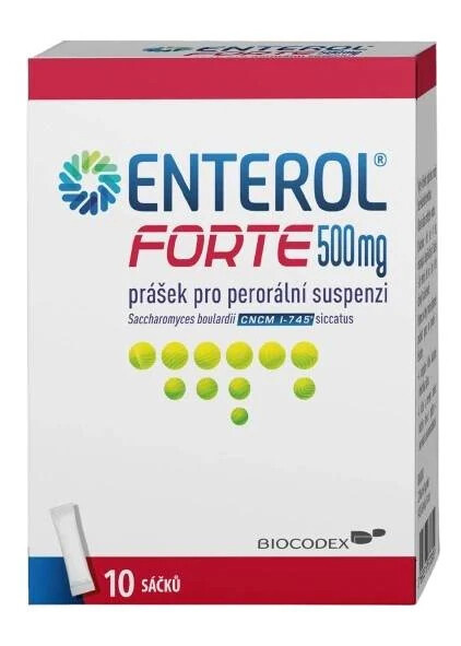 ENTEROL Forte 500 mg prášek pro perorální suspenzi 10 kusů