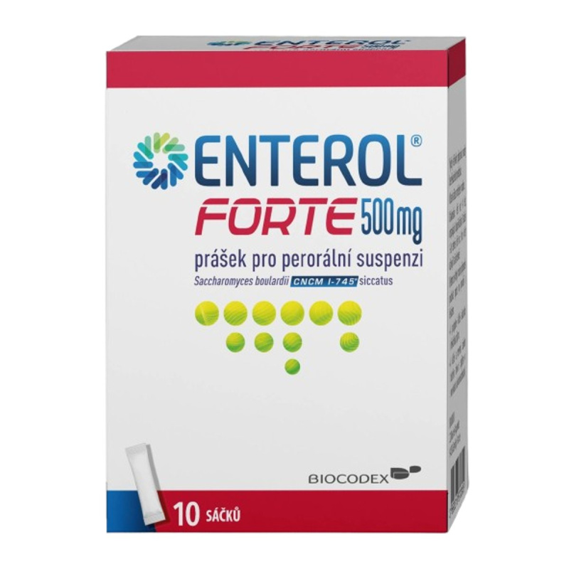 ENTEROL Forte 500 mg prášek pro perorální suspenzi 10 kusů