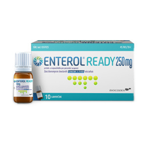 ENTEROL READY 250 mg prášek a rozpouštědlo pro perorální suspenzi 8 ml 10 kusů