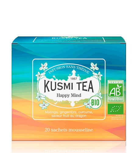 Kusmi Tea Porcovaný bylinný čaj Happy Mind Bio, 20 sáčků 21662A1120