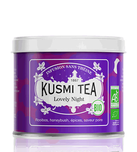 Kusmi Tea Sypaný bylinný čaj Lovely Night Bio, kovová dóza 100 g 21679A1070