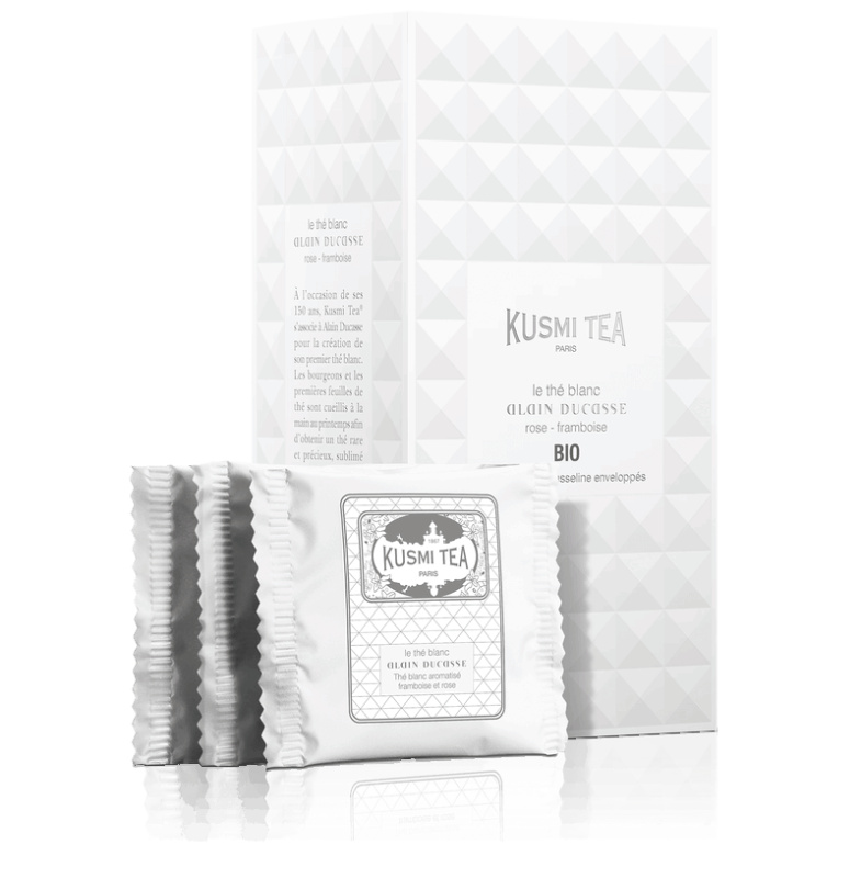 Kusmi Tea Porcovaný bílý čaj Alain Ducasse Bio, 24 sáčků 21687A1170