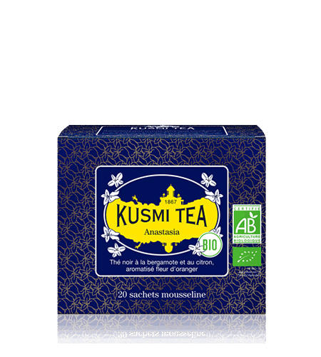 Kusmi Tea Porcovaný černý čaj Anastasia Bio, 20 sáčků 21642A1120