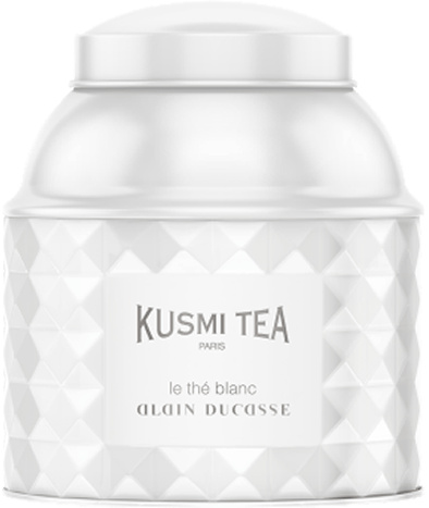 Kusmi Tea Bílý čaj Alain Ducasse bio, kovová dóza 120 g 21687A1210