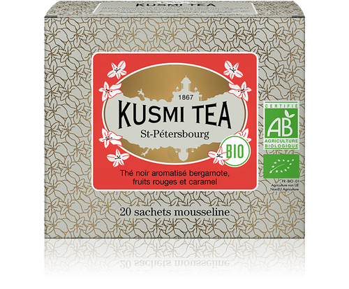 Kusmi Tea Porcovaný černý čaj St. Petersburg Bio, 20 sáčků 21718A1120