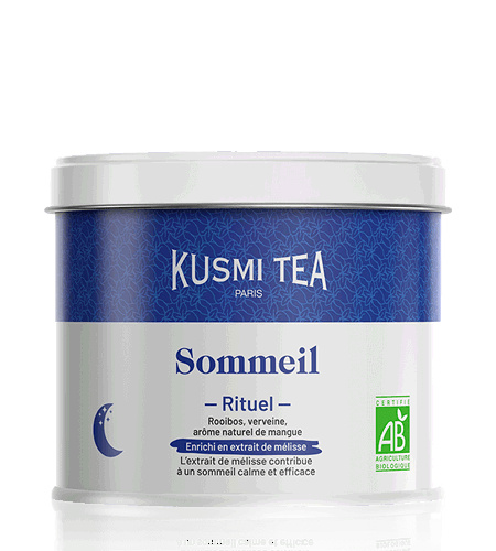 Kusmi Tea Sypaný bylinný čaj pro kvalitní spánek Sleep Ritual, kovová dóza 100 g 21251A1070