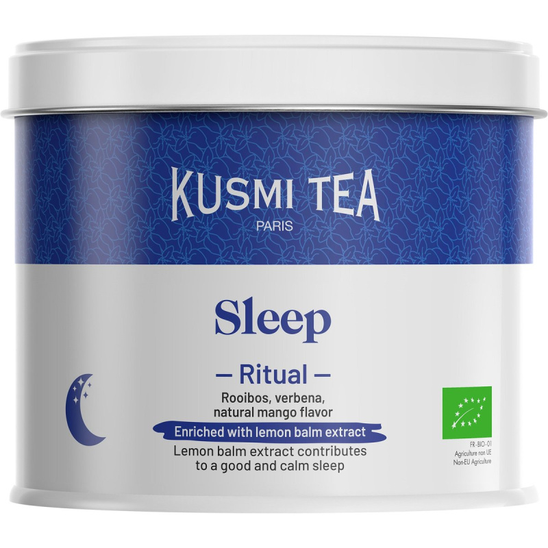 Kusmi Tea Sypaný bylinný čaj pro kvalitní spánek Sleep Ritual, kovová dóza 100 g 21251A1070