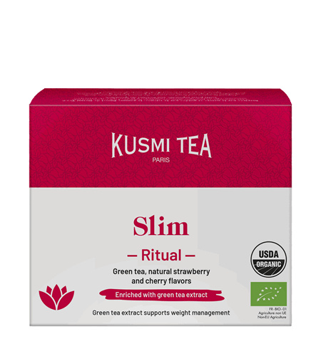 Kusmi Tea Porcovaný zelený čaj na zrychlení metabolismu Slim Ritual, 18 sáčků 21254A1460