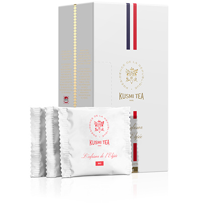 Kusmi Tea Porcovaný ovocný čaj L'infusion de l'Élysée Bio, 24 sáčků 21199A1170